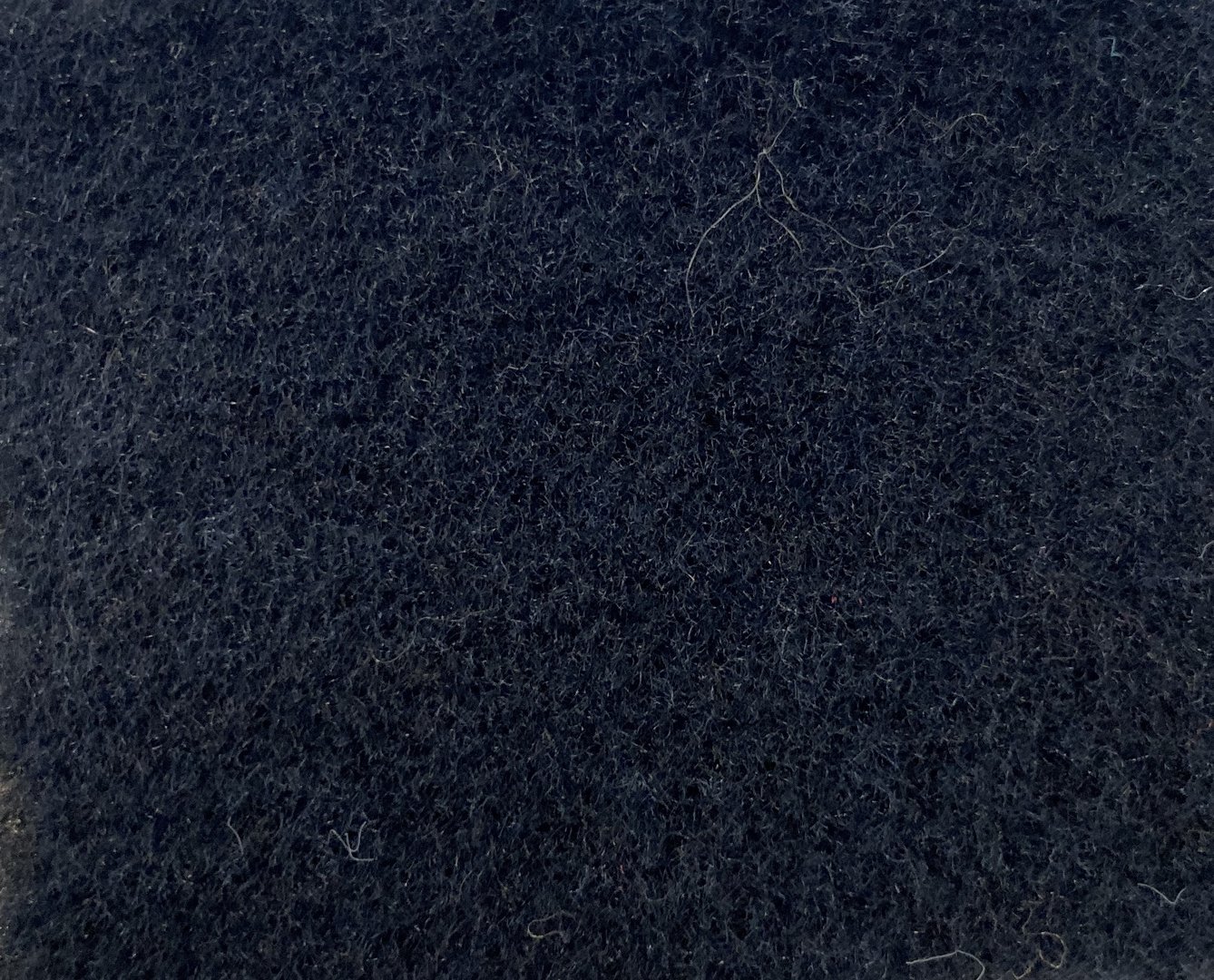 Muster Strick Velour Nachtblau