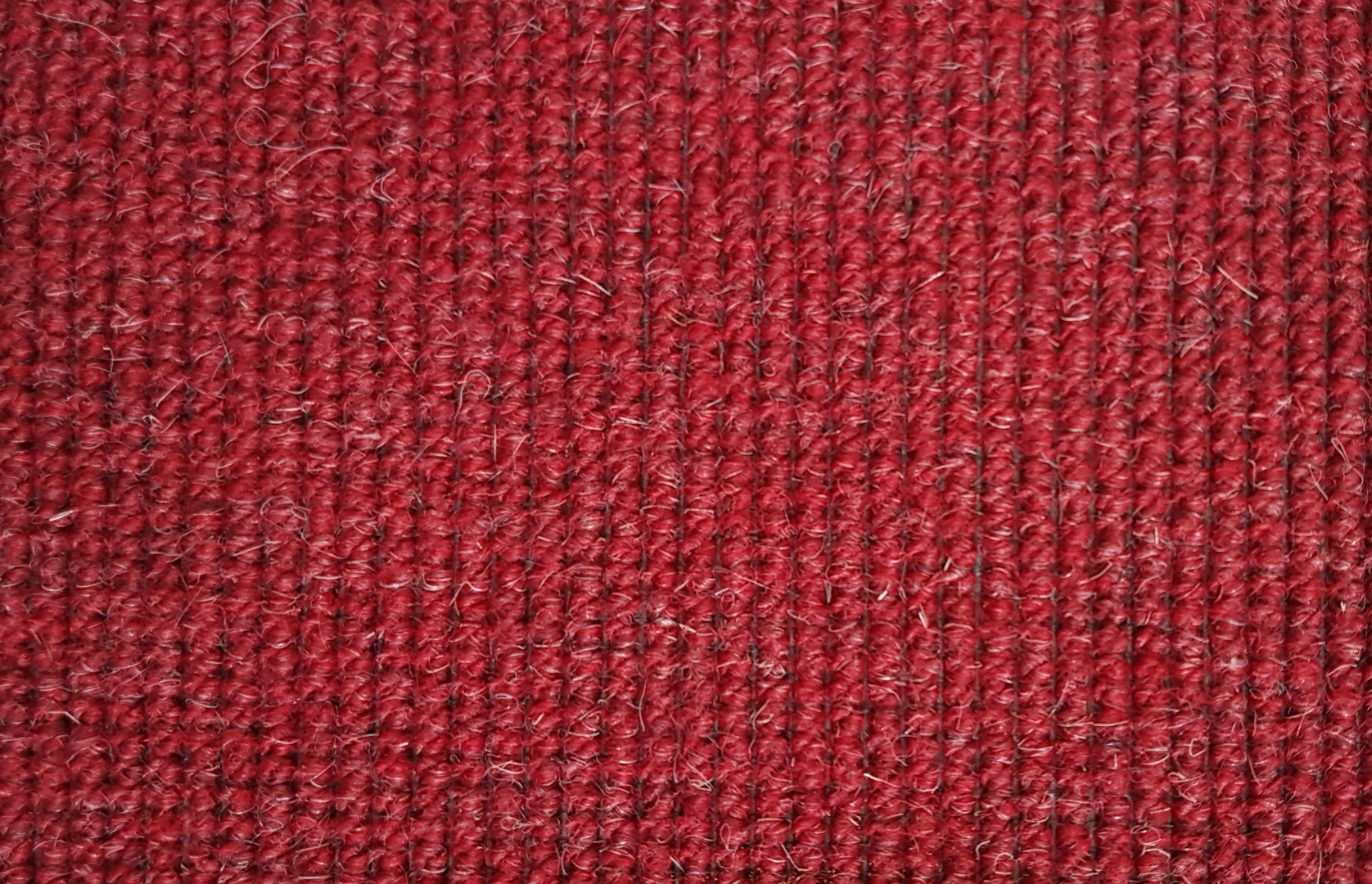 Muster Haargarn Bouclé Rot